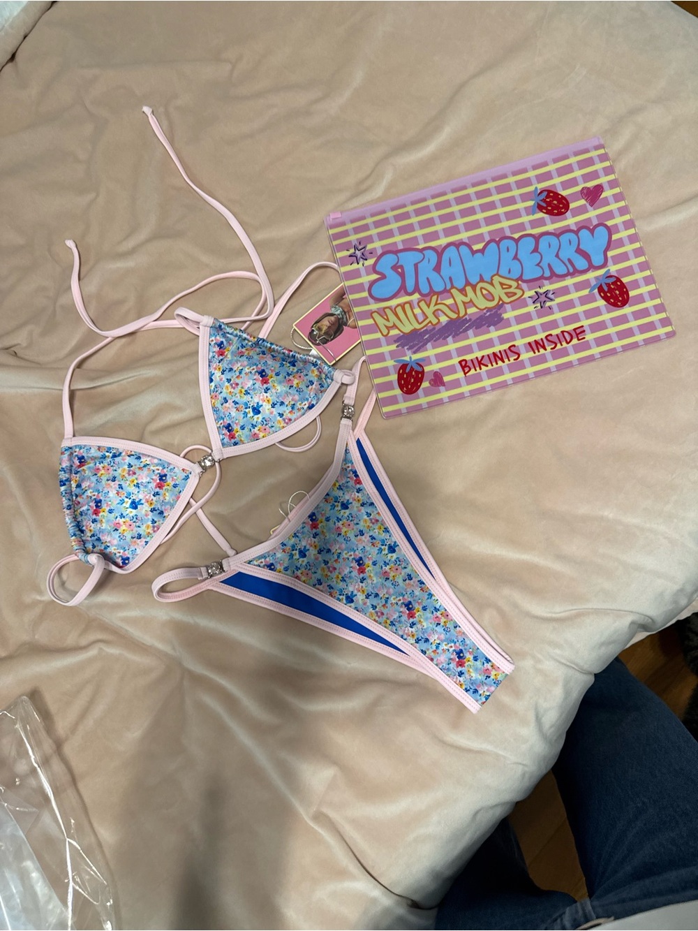 Strawberry Milk Mob Sweet Cheeks Bikini
